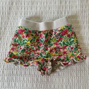 Floral Ruffle Janie and Jack Shorts - Pink, Green, Yellow